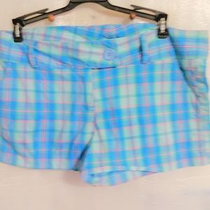 Plaid shorts